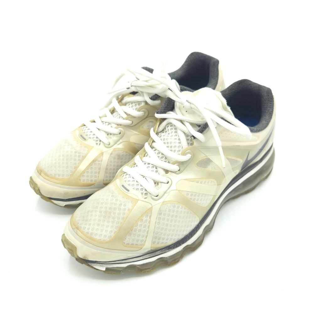 Nike Air Max + Women's Size 7.5 White Beige Running Shoes